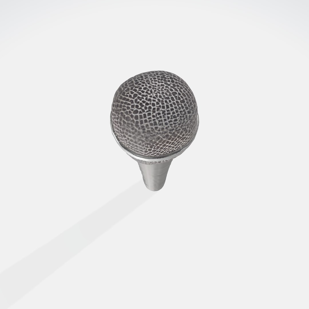 Realistic Microphone Model - TurboSquid 2278696