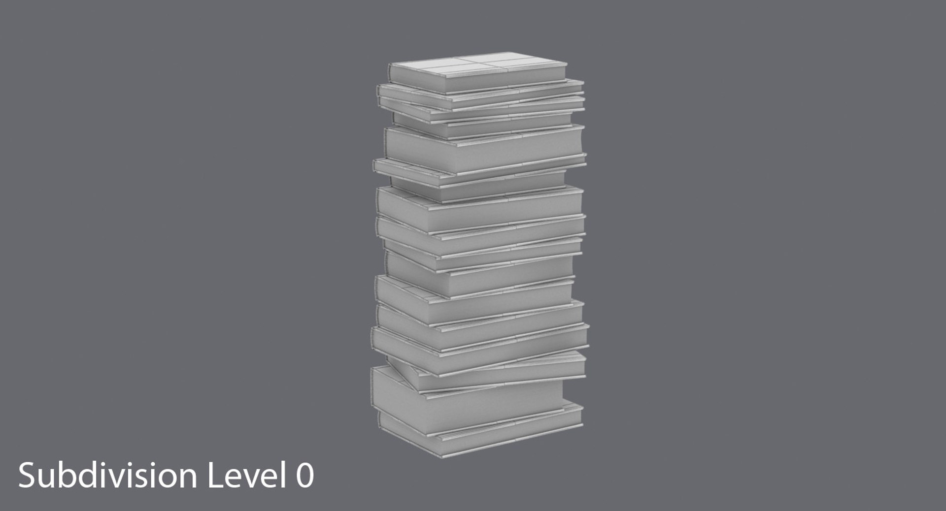 3D Stack Books - - TurboSquid 1358057