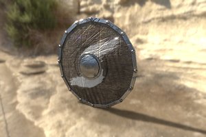 3D model shield