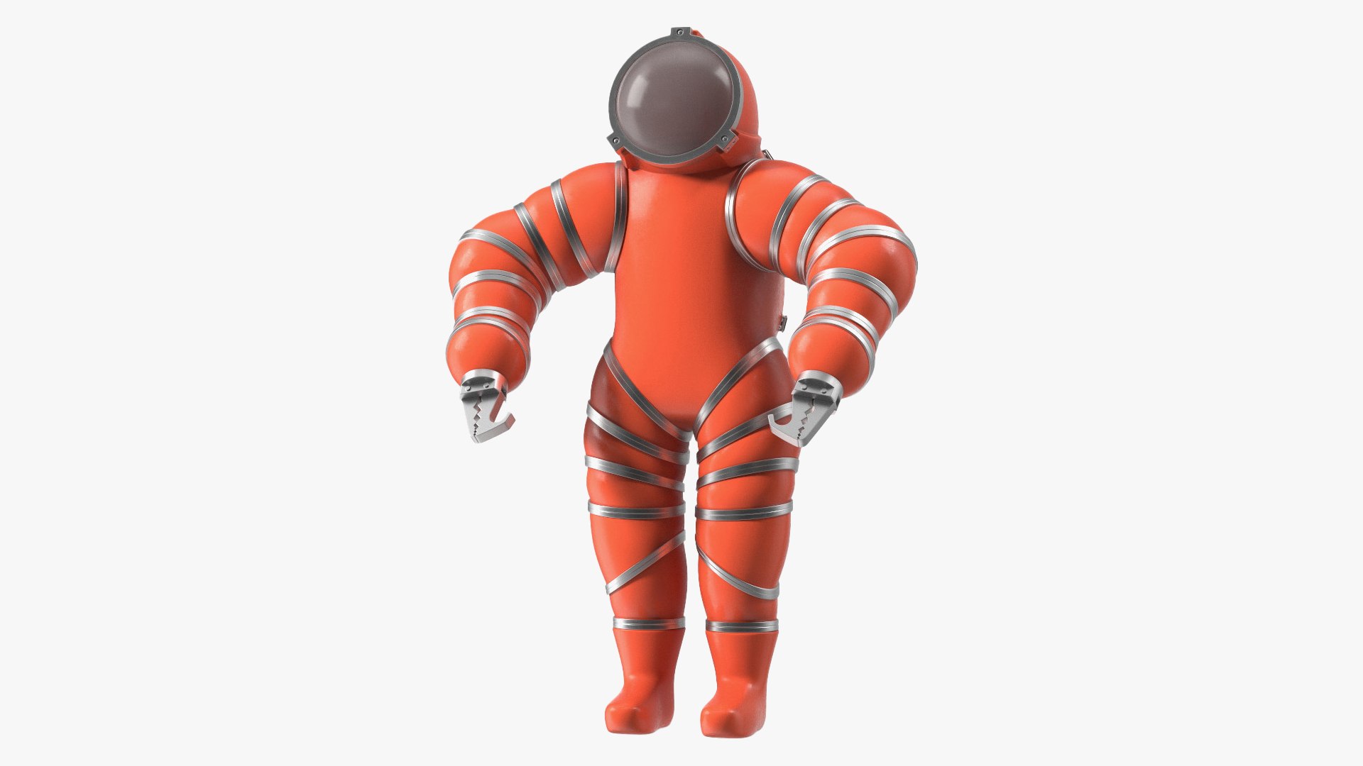 Deep Sea Diving Suit Rigged for Maya 3D model preview
