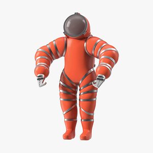Deep Sea Diving Suit Rigged for Maya 3D model