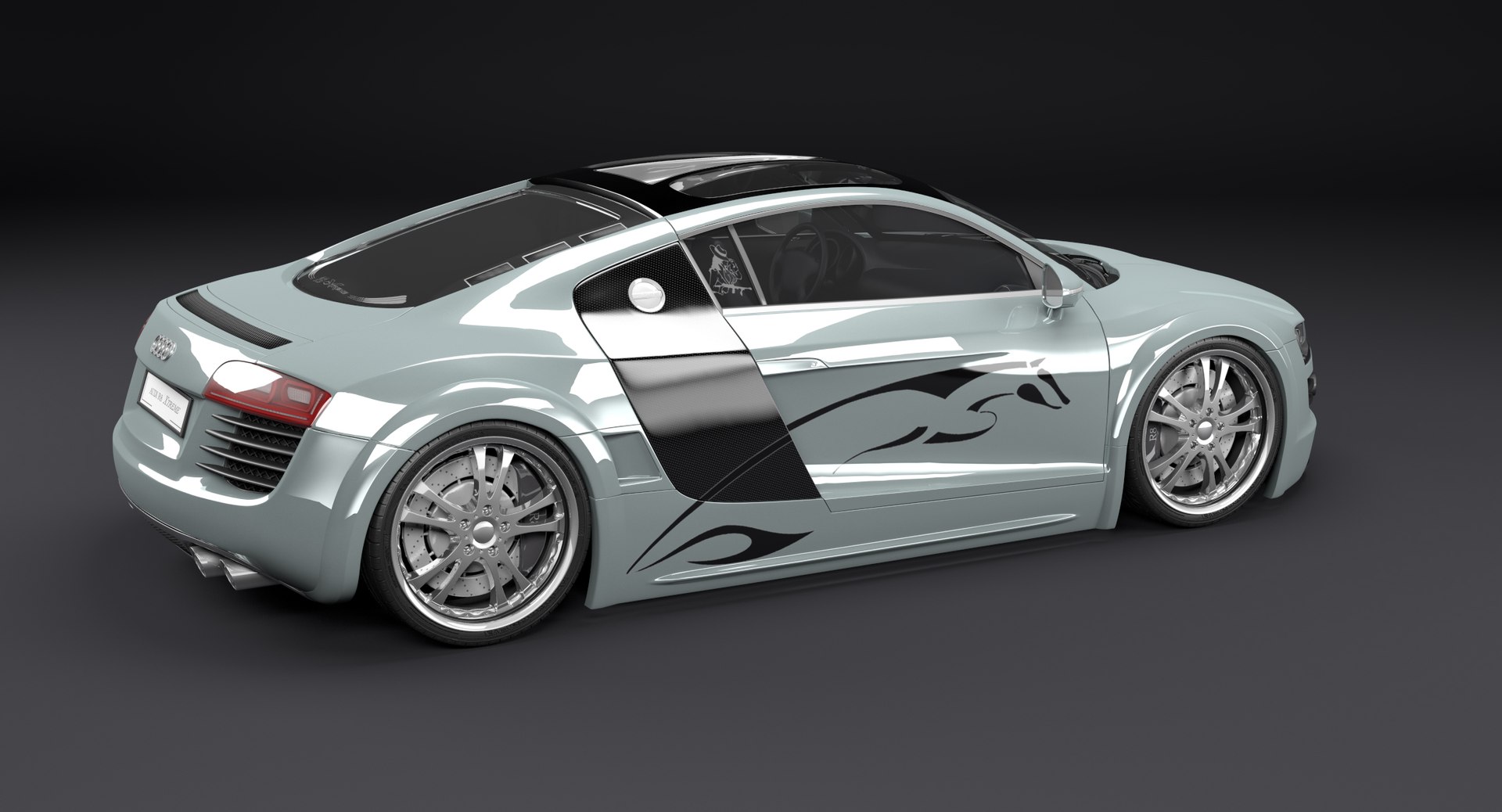 lwo audi r8 custom car