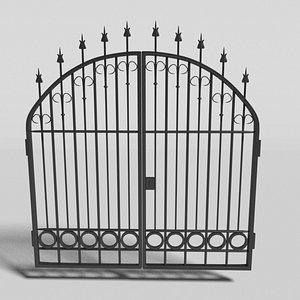 wrought iron gate - model