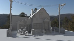 3D good looking house model