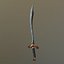 Scimitar Sword - GAME READY