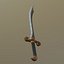 Scimitar Sword - GAME READY