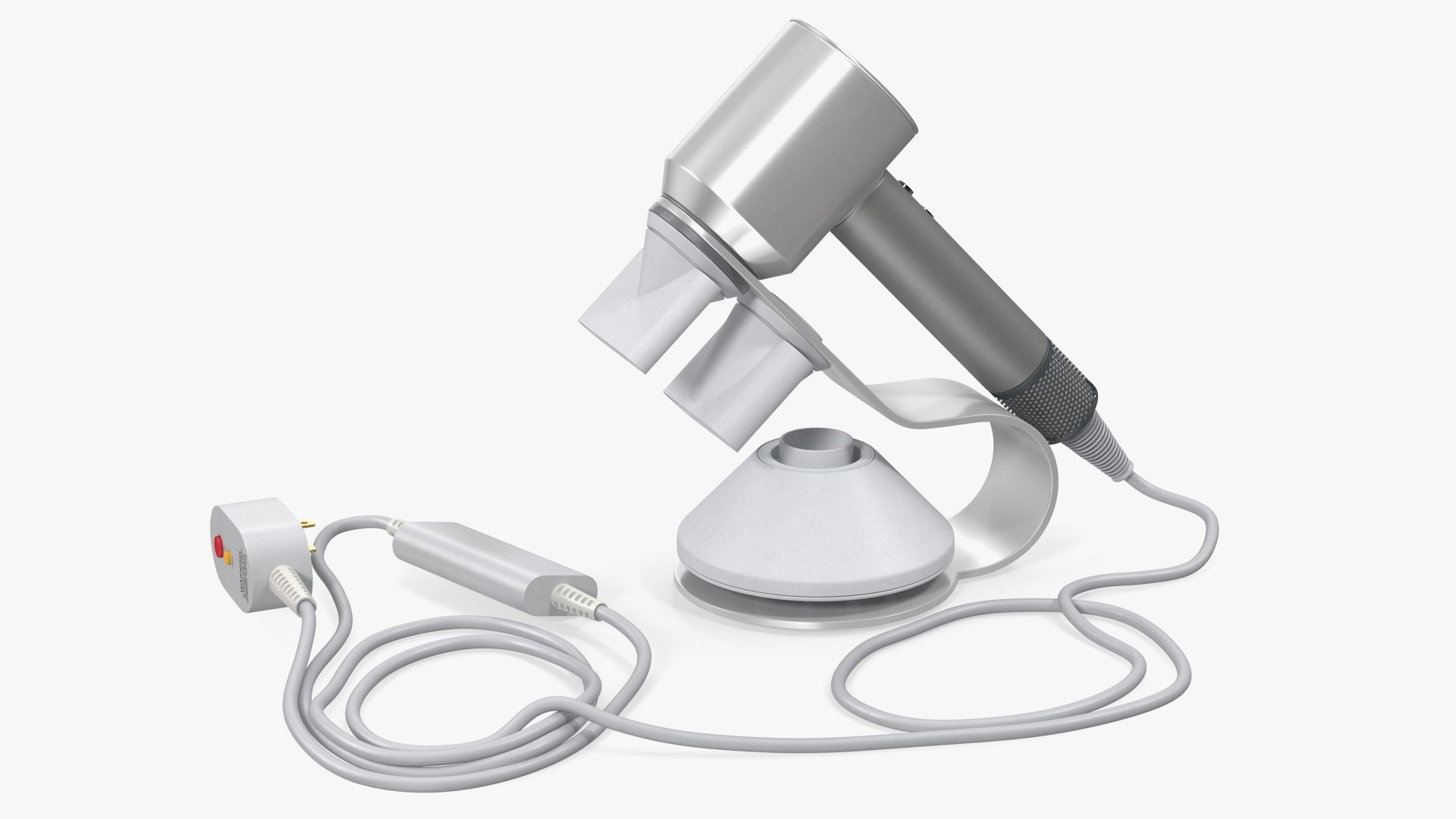 Bladeless Hair Dryer with Stand Set 3D model preview