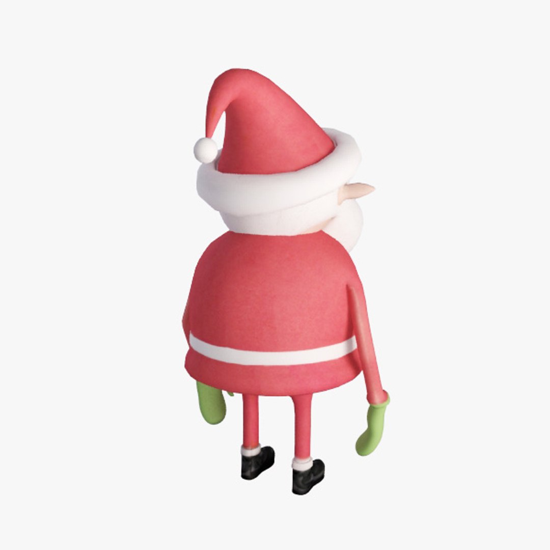 Cartoony Santa 3ds