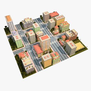 City Town Street 3D model