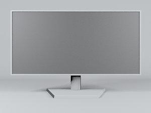 3d model computer monitor