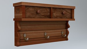 3D model shelf hanger