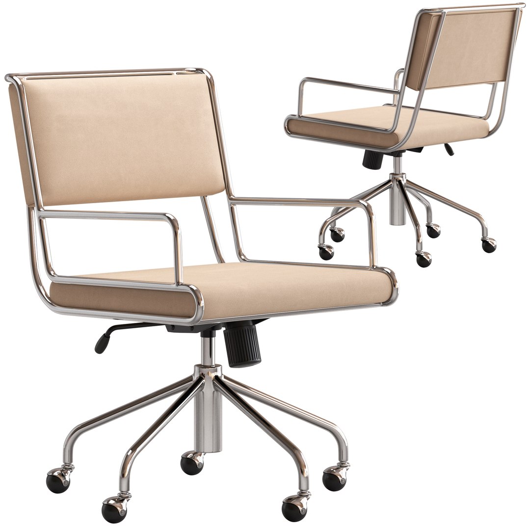 CB2 Court Office Chair 3D model TurboSquid 2165391