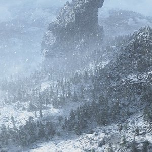 snowy mountain snow max