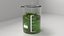 800 ml Glass Beaker with Liquid and Rod