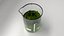 800 ml Glass Beaker with Liquid and Rod
