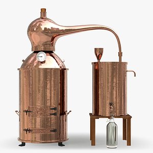 Vintage Copper Distiller Alambic Moonshine