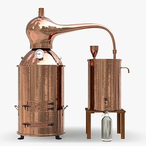 Vintage Copper Distiller Alambic Moonshine