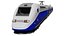 realistic tgv pos speed train 3D