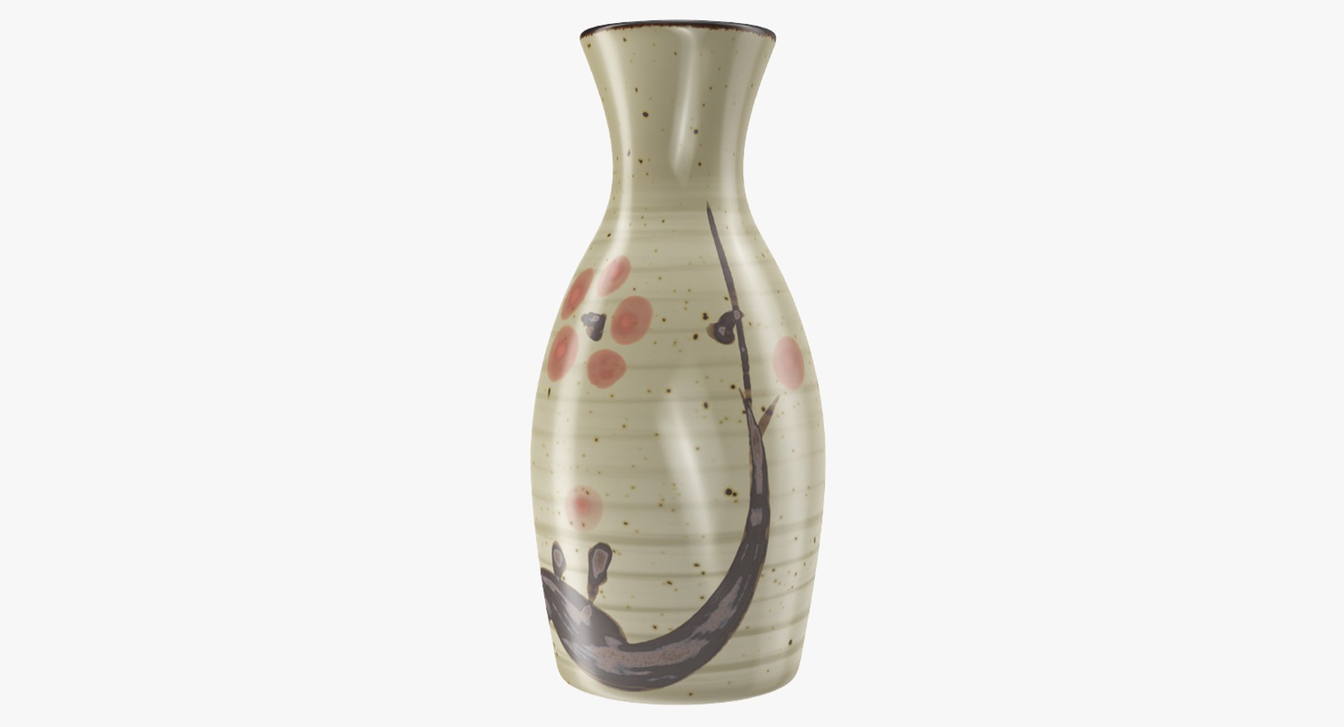 Japanese Vase 3D model preview