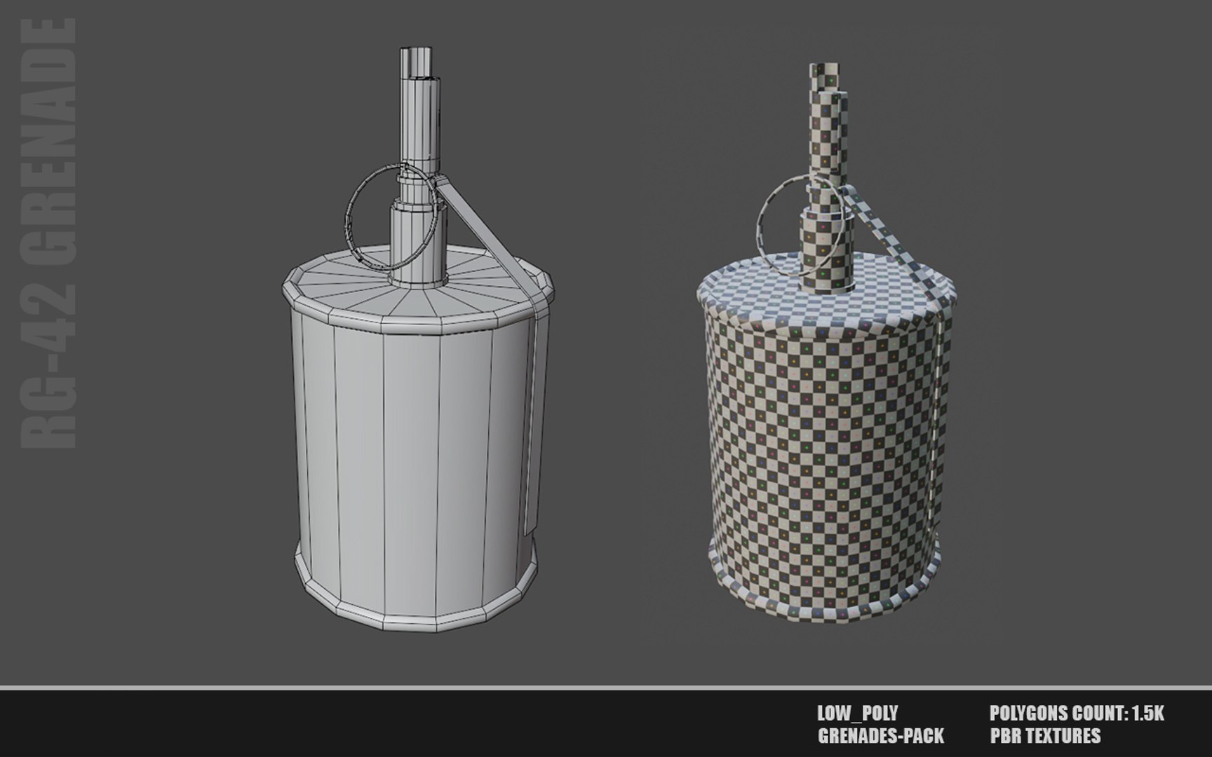 18 GRENADES PACK Game ready models 3D model https://p.turbosquid.com/ts-thumb/IB/FGrAWp/A8/rg42msh/jpg/1726660105/1920x1080/fit_q87/0c02b045bd7cd0922d3e13912aa6225eed742f0f/rg42msh.jpg