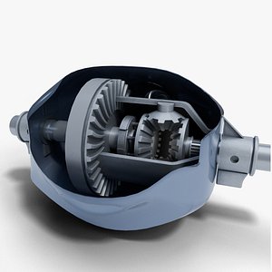 Differential Carrier Cutaway 3D model