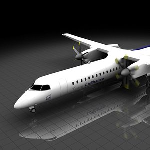 dash-8 dash 8 3d model