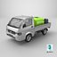 Truck Suzuki Carry with Fire Tank and Pump 3D