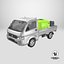 Truck Suzuki Carry with Fire Tank and Pump 3D