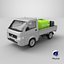 Truck Suzuki Carry with Fire Tank and Pump 3D