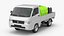 Truck Suzuki Carry with Fire Tank and Pump 3D
