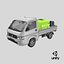 Truck Suzuki Carry with Fire Tank and Pump 3D