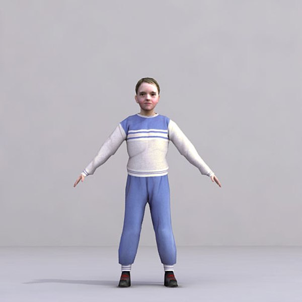 axyz characters rigged human 3d 3ds