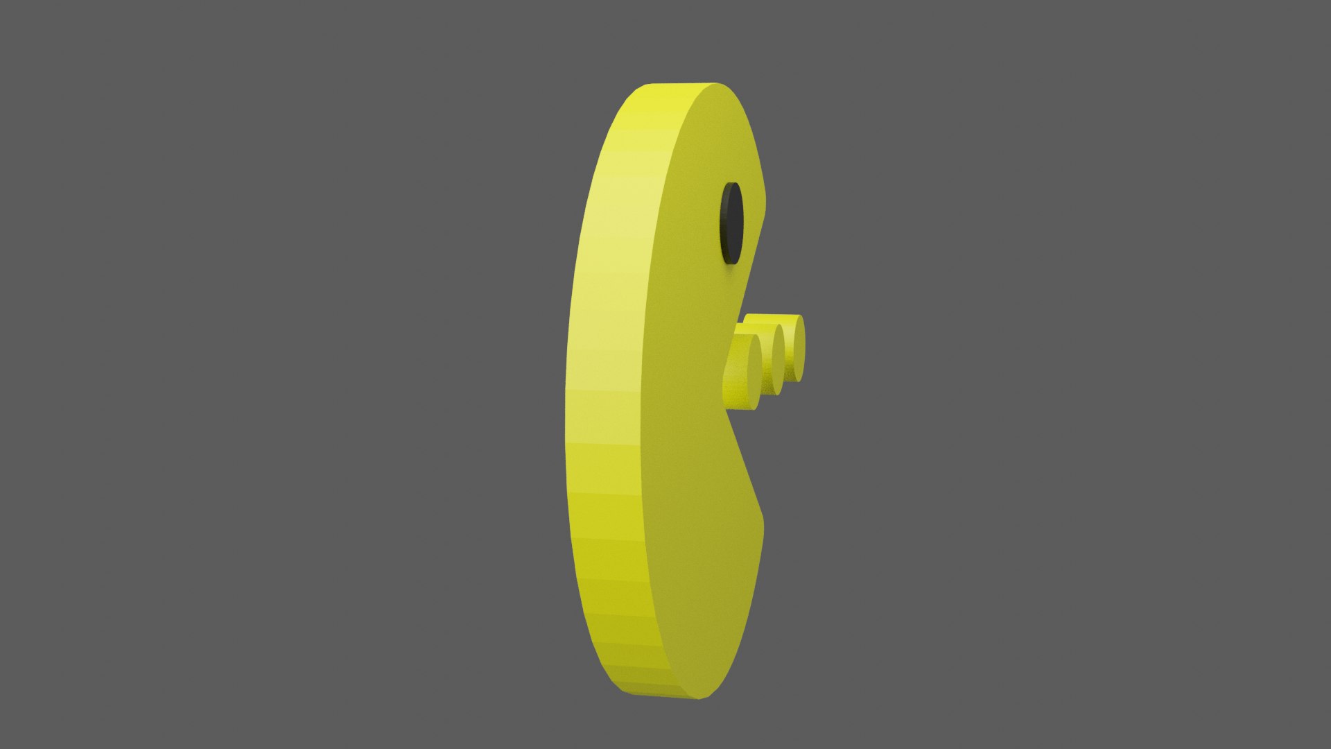 Pacman 3D https://p.turbosquid.com/ts-thumb/IB/RpYy4X/Dr/6/png/1679521056/1920x1080/fit_q87/079f3b42eced5e863964e4d2257533931d1945d9/6.jpg