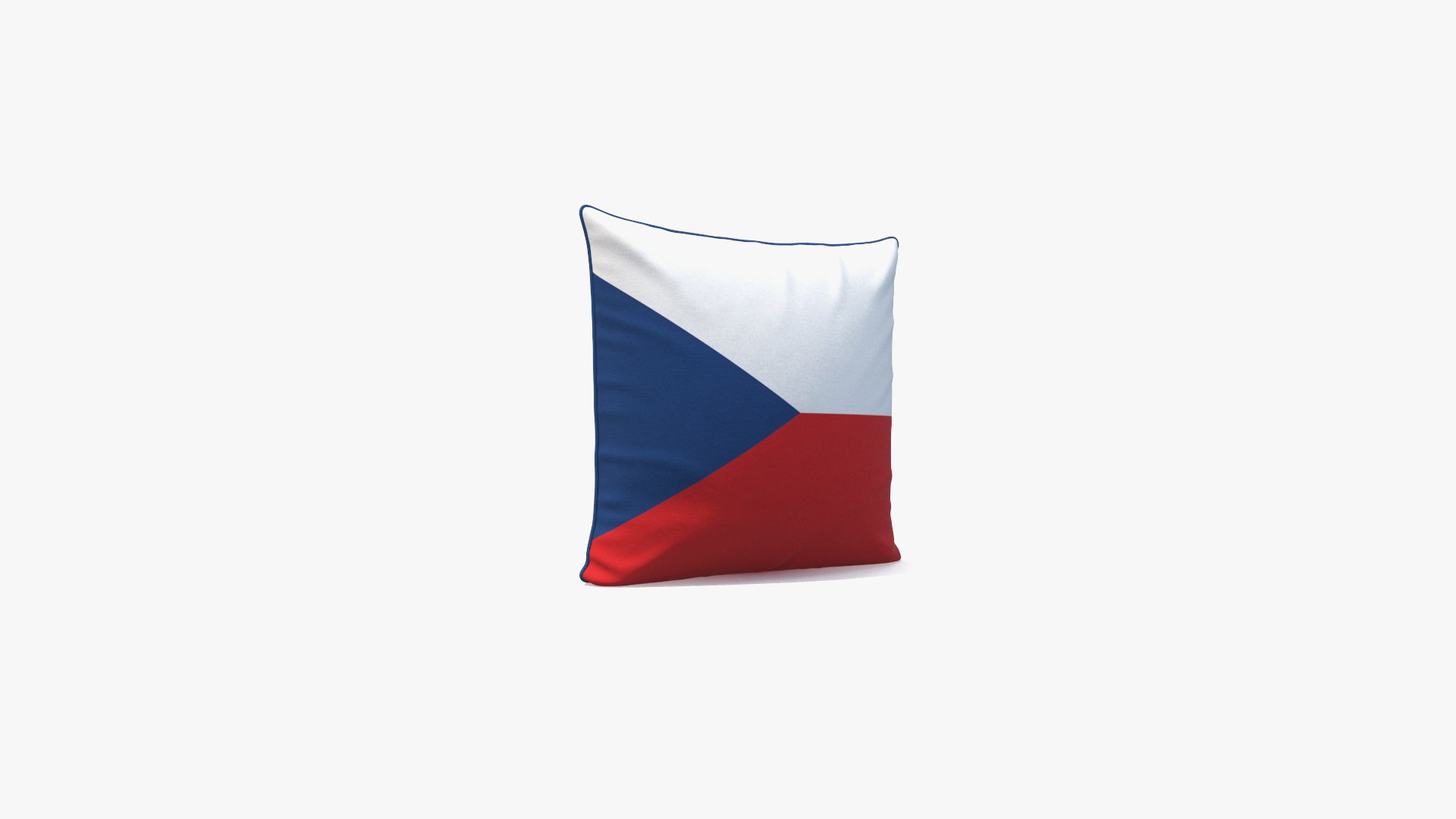Czech Republic Flag Pillow 3D TurboSquid 2055179