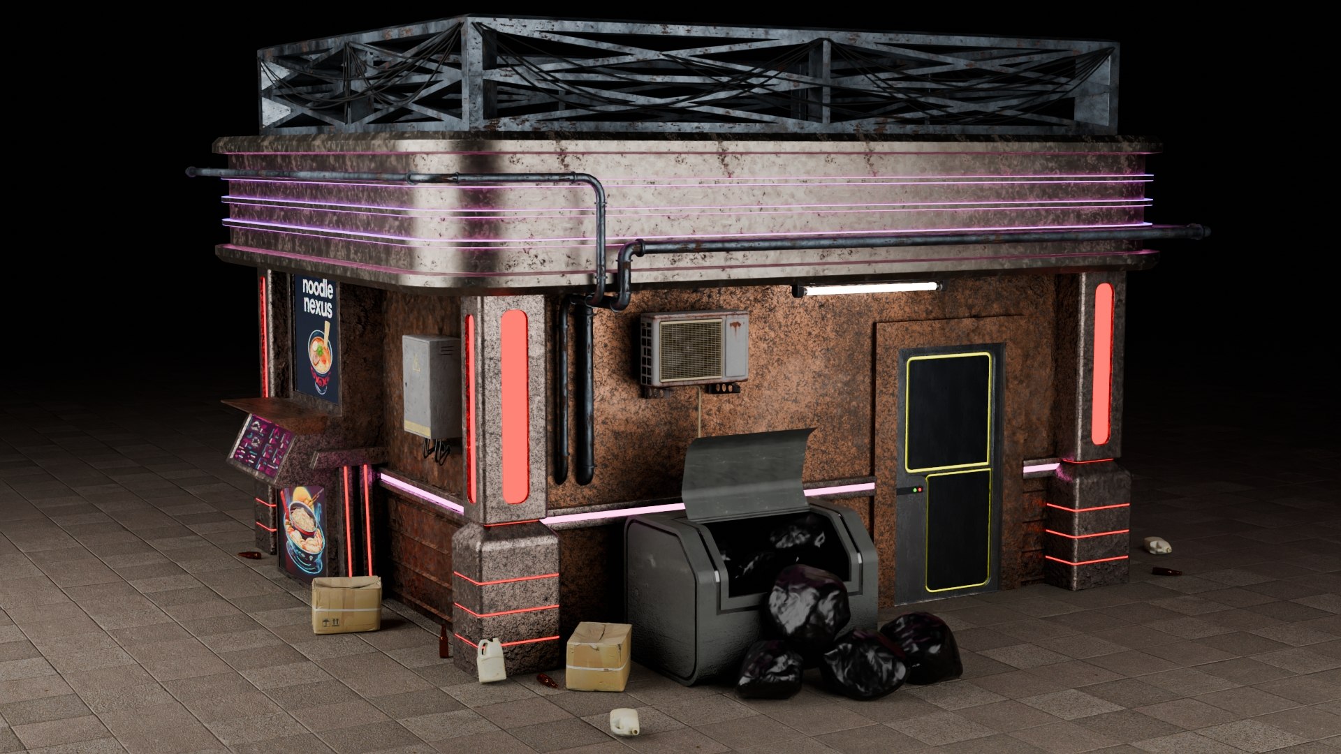 3D model Cyberpunk Kiosk https://p.turbosquid.com/ts-thumb/IB/X95zcg/F6/kiosk3/jpg/1739044500/1920x1080/fit_q87/e3678eba4106e5a3e1aeab407f9f613a55f6b09a/kiosk3.jpg