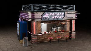 3D model Cyberpunk Kiosk