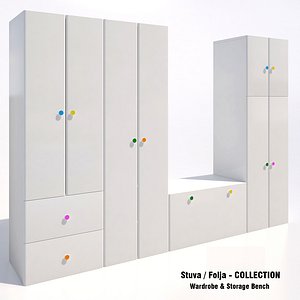 ikea stuva folja 3d model
