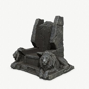 Lion Throne 3D