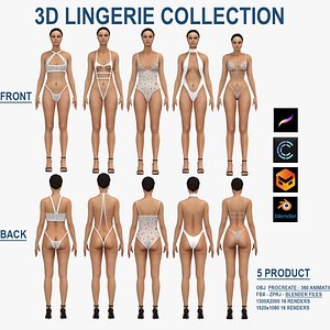 3D model 3D Lingerie Collection