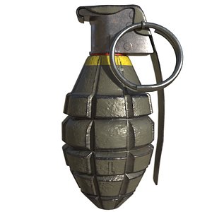 3d grenade mkii model