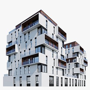 apartment building 3D model
