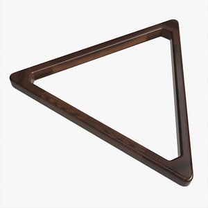 Billiard Pool Wood 9 Ball Rack model