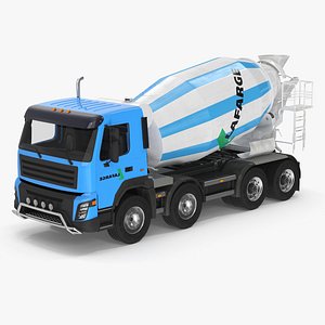 Lafarge Cement Mixer Truck 3D model