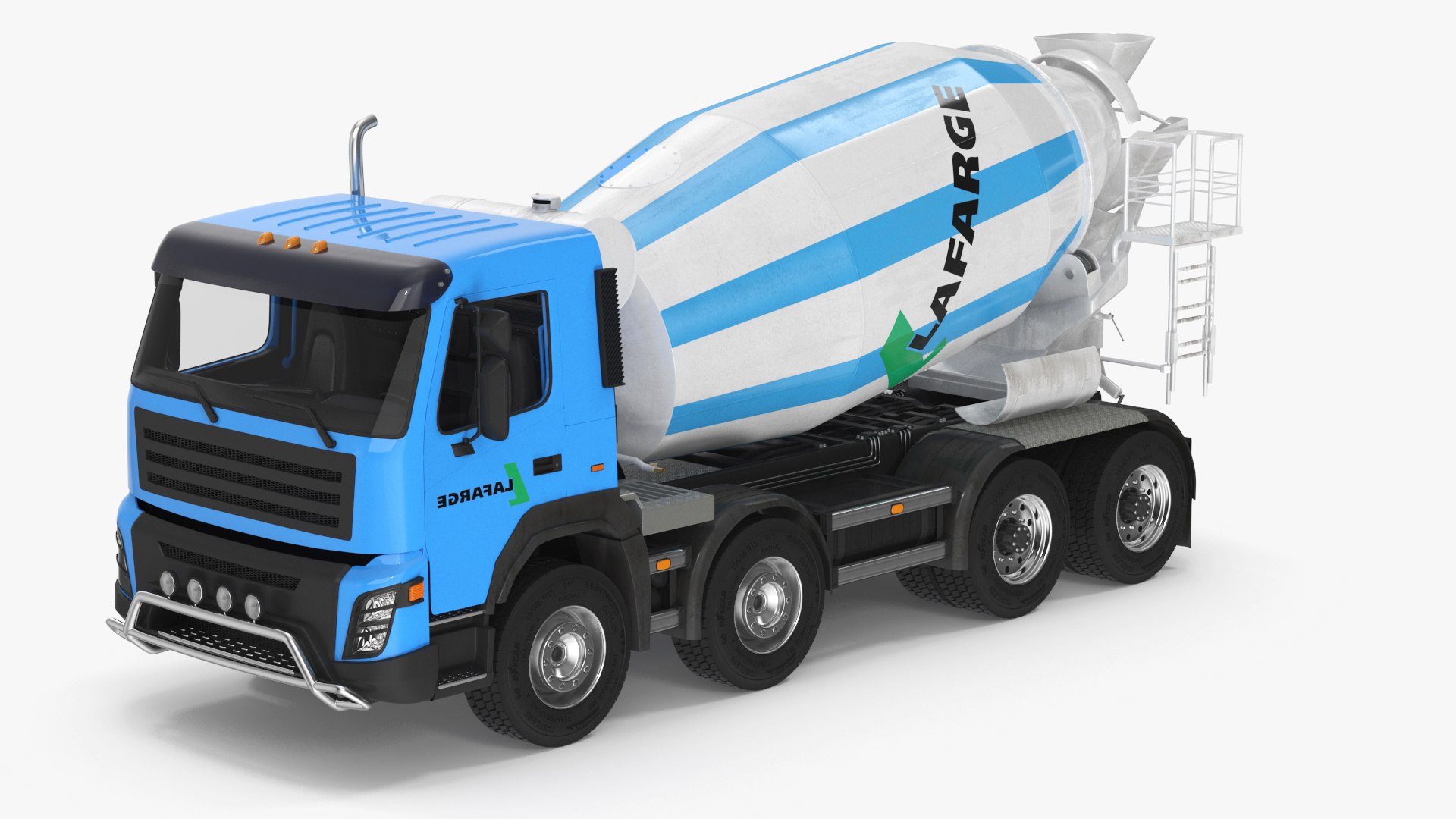 Lafarge Cement Mixer Truck 3D model preview