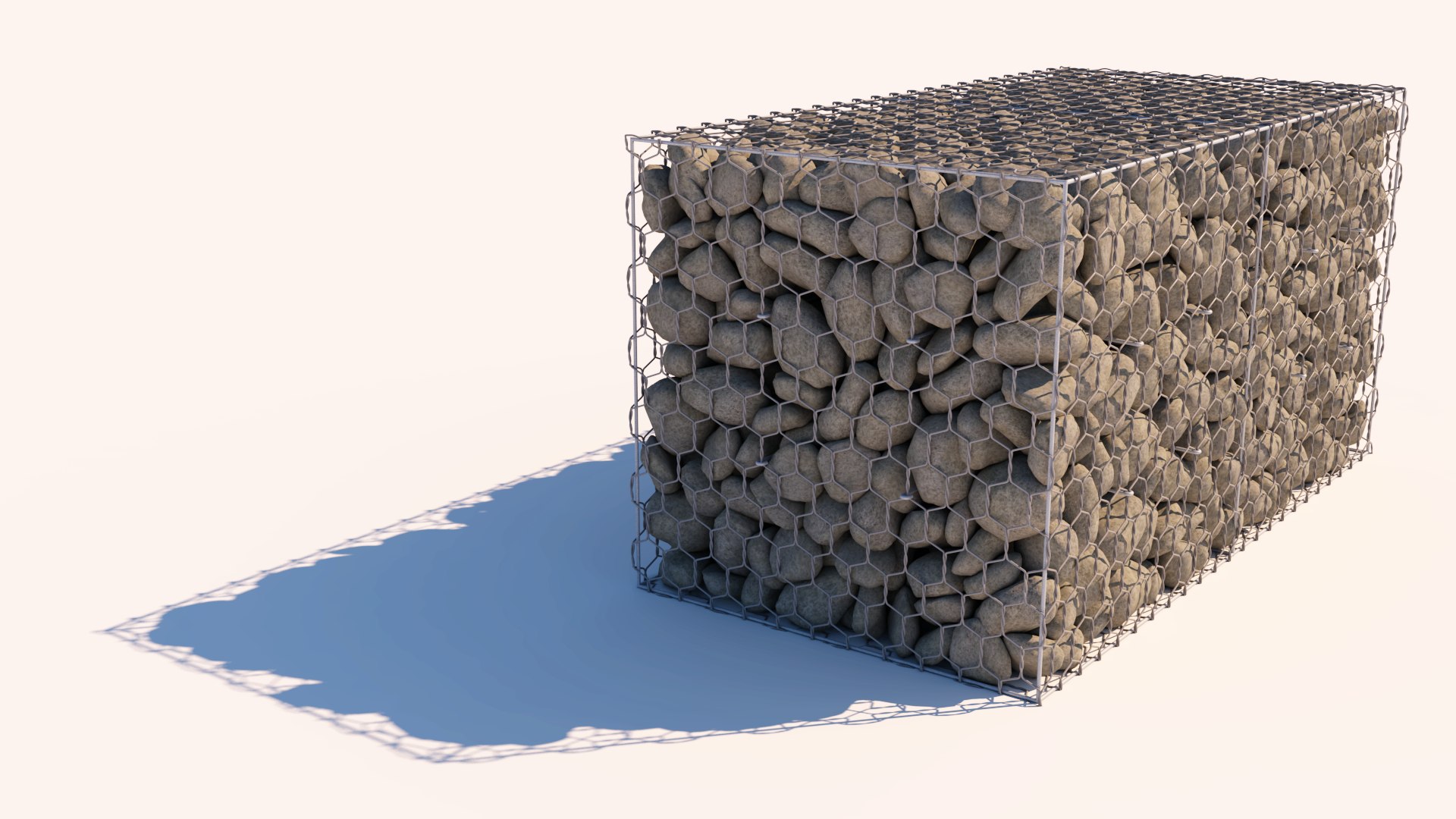 3D Model Realistic Gabion Double Twisted - TurboSquid 1381136