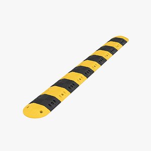 Traffic Safety Speed Bump Type 1 3D model