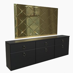 Dresser With Mirror model