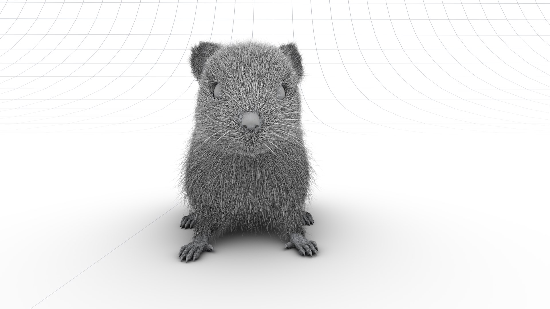 Realistic white mouse - 3D model - TurboSquid 1307286