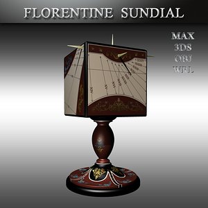 florentine sundial 3D model