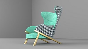 armchair chair 3D model